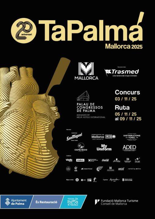 TaPalma Mallorca-2025 obre el termini d’inscripcions per al seu 20è aniversari