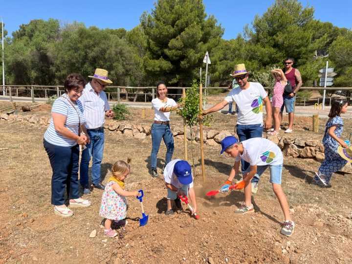 45 famílies participen a la primera plantació d’arbres promoguda per Hormort a Marratxí