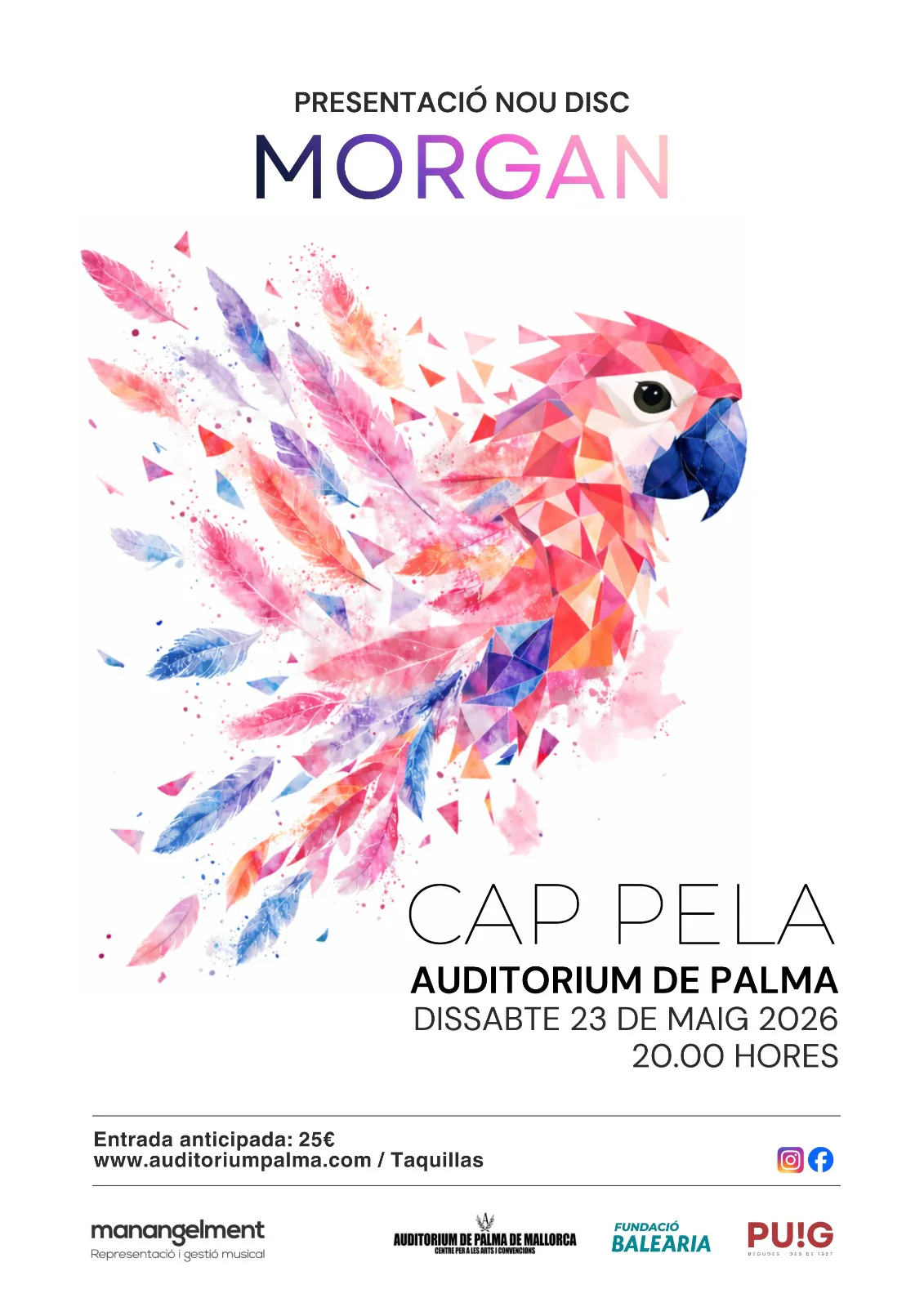 Cap Pela presents 'Morgan' at the Auditorium de Palma